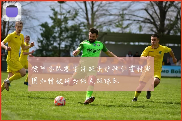 德甲各队赛季评级出炉拜仁霍村斯图加特被评为伟大级球队